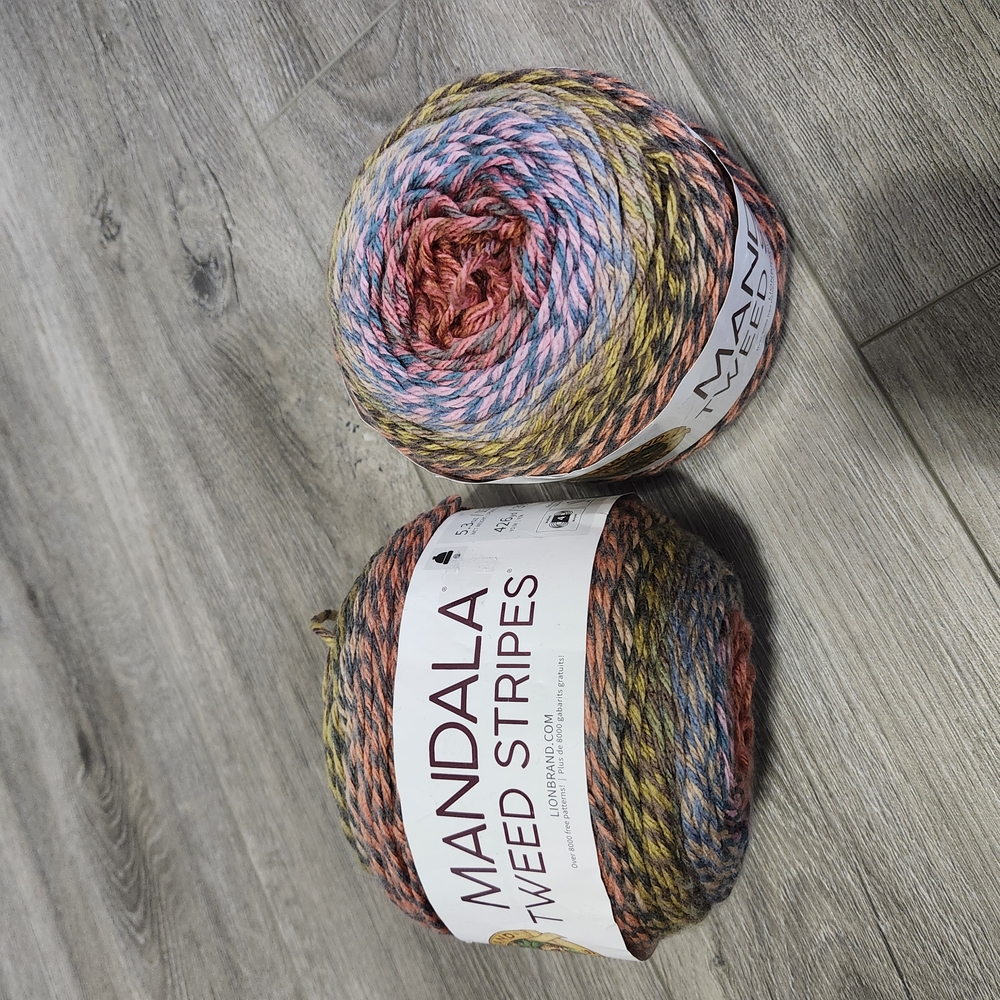 Mandala Tweed Stripes Yarn